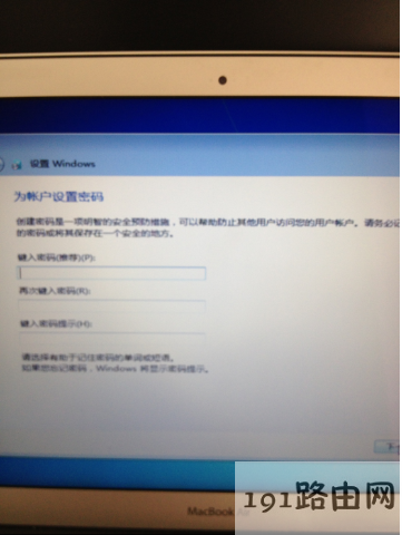 macbook air装win7