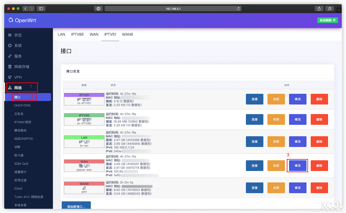 电信SDN桥接 4KIPTV 软路由 IPv6 小白详细教程